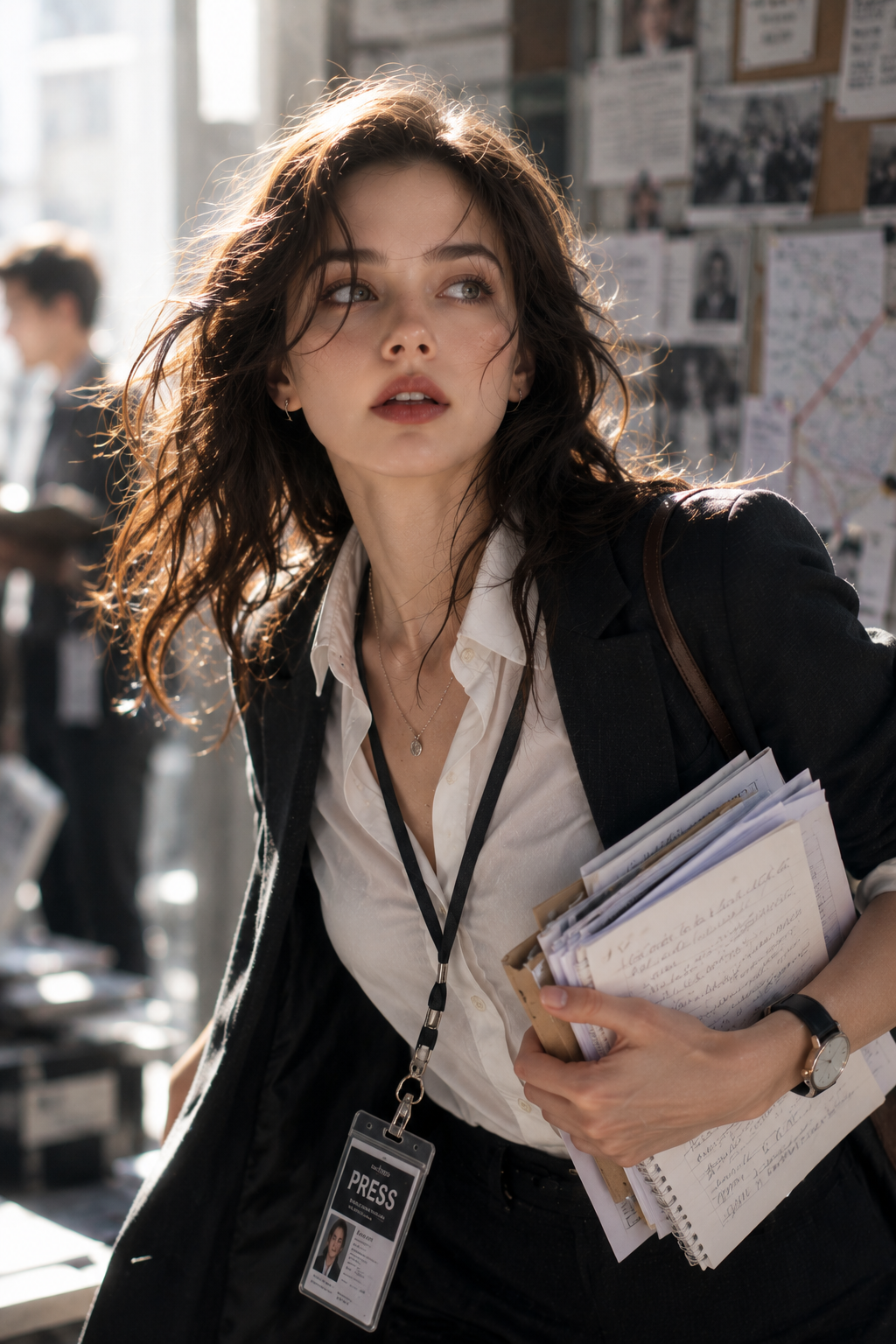 Claire, Investigative journalist